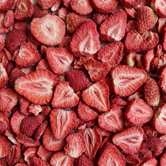 Fresas – rodajas de fresa liofilizadas
