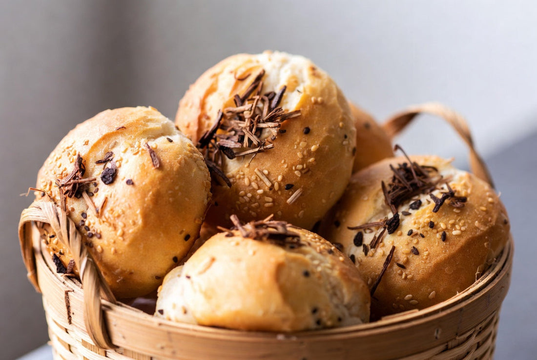 Ballaststoffreiche Brötchen mit Bambusfasern