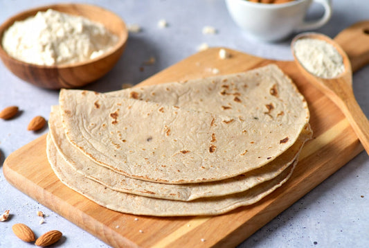 Low-Carb-Wraps mit Mandelmehl
