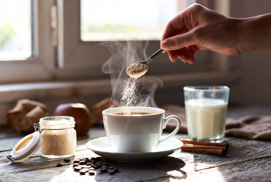Café du matin enrichi en collagène