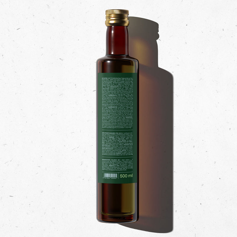 Aceite C8 500 ml - a base de aceite de coco