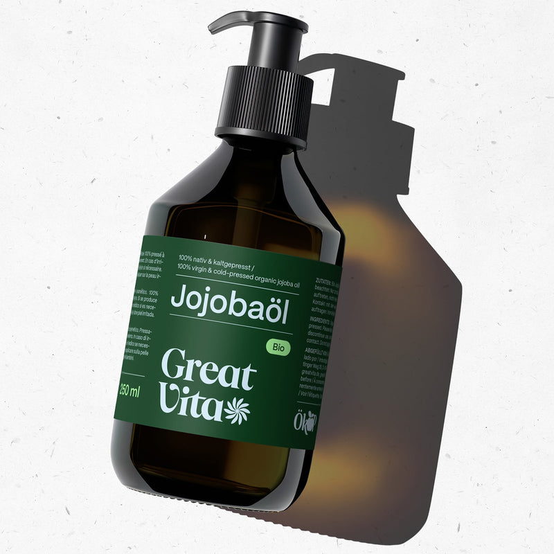 Olio di jojoba biologico spremuto a freddo + Pumper (sconto del 100%)