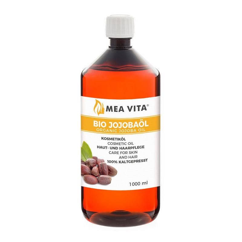Olio di jojoba biologico spremuto a freddo + Pumper (sconto del 100%)