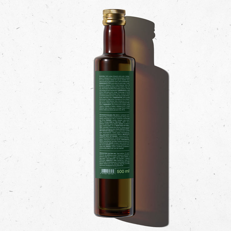 Olio d'oliva - vergine e spremuto a freddo