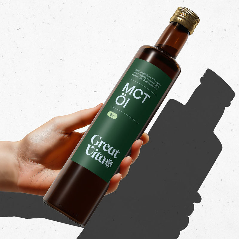 Aceite MCT ecológico 500 ml - 60 % de ácido caprílico y 40 % de ácido cáprico