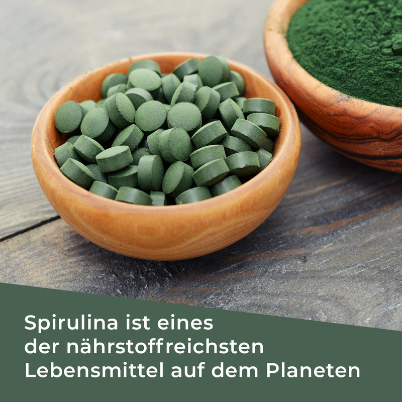 Tabletas de espirulina ecológica
