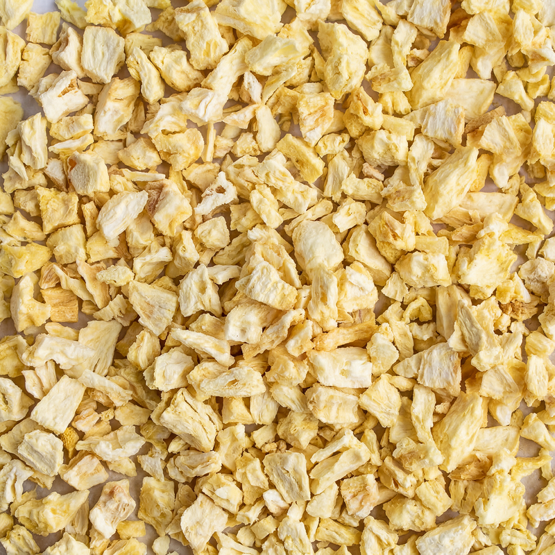 Piña – trozos de piña liofilizados