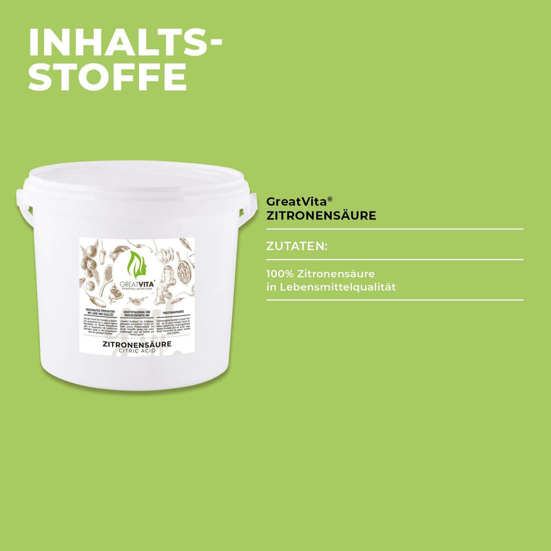 Acido citrico monoidrato 5 kg – puro