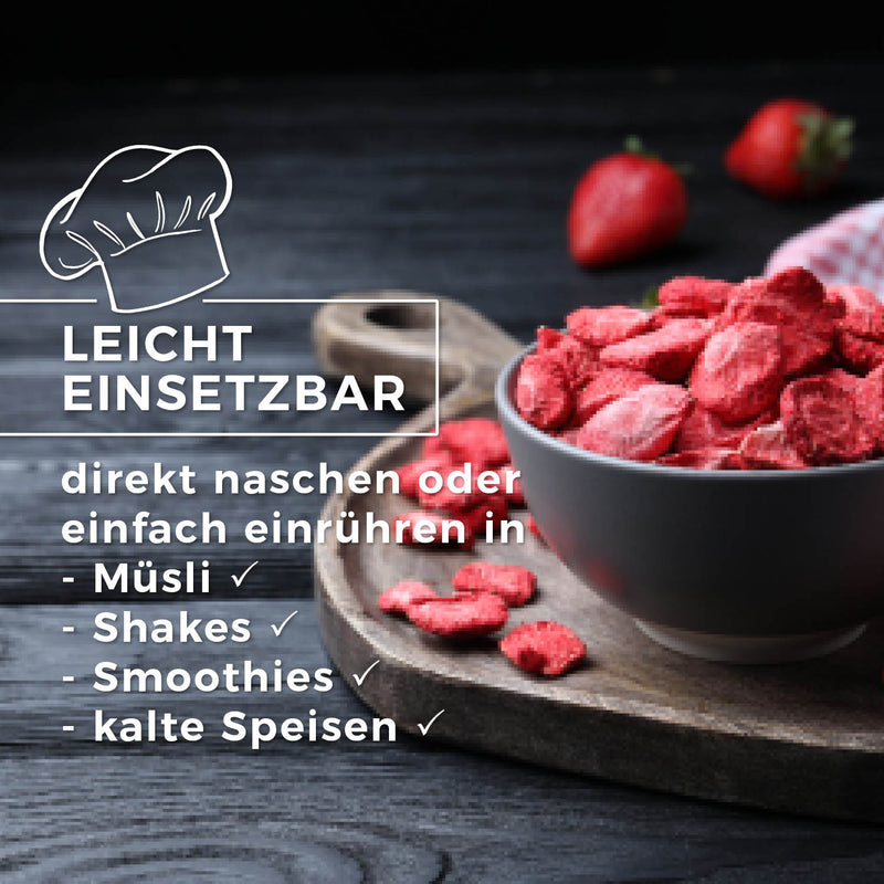 Fragole – fette di fragole liofilizzate