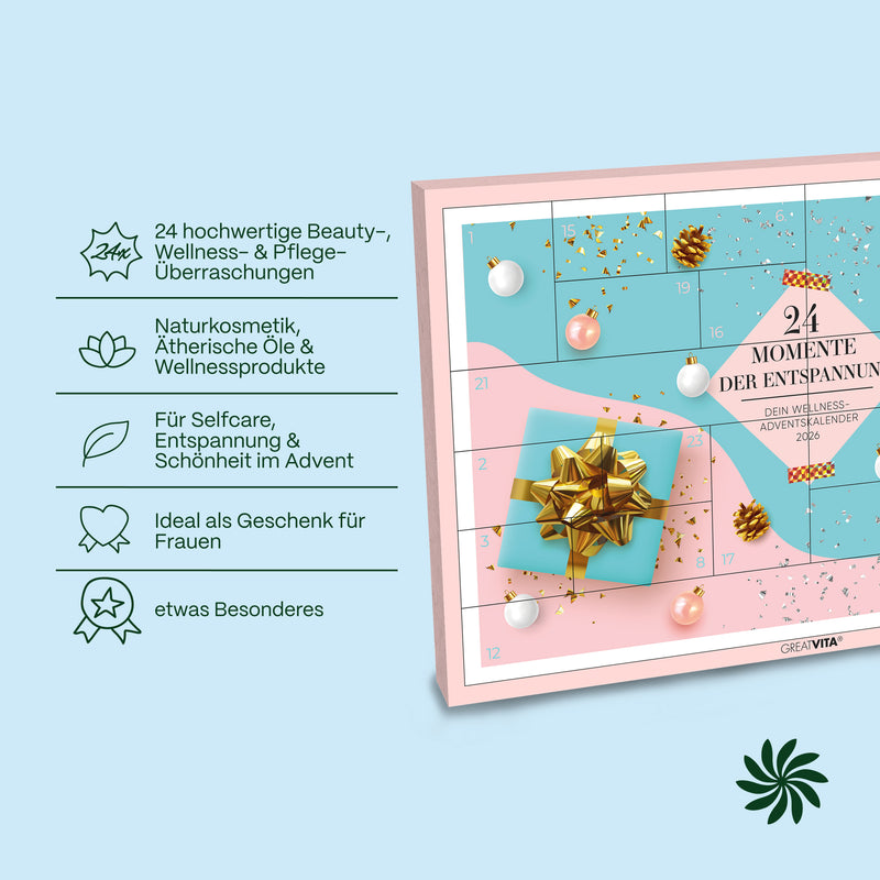 Wellness Adventskalender 2026 - für Frauen