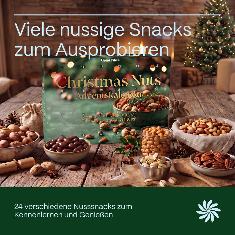 Nuss Adventskalender 2026 - süß salzig  & würzig