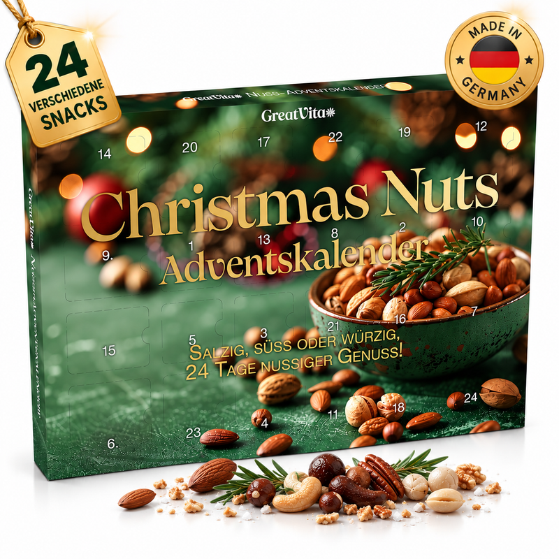Nuss Adventskalender 2026 - süß salzig  & würzig