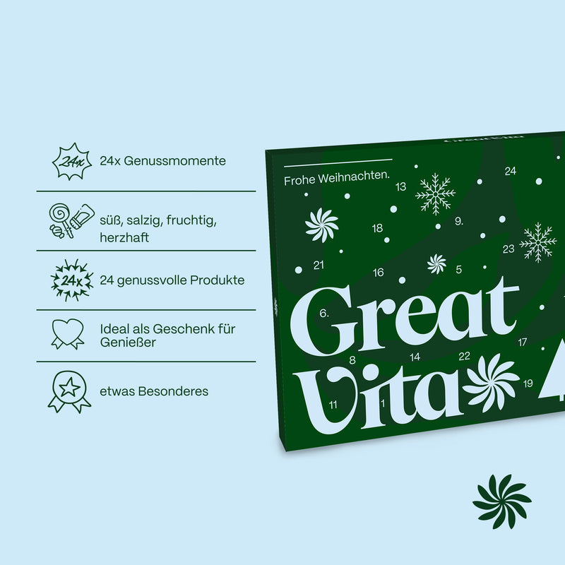 Food-Fitness Adventskalender 2026 - Protein Highlights