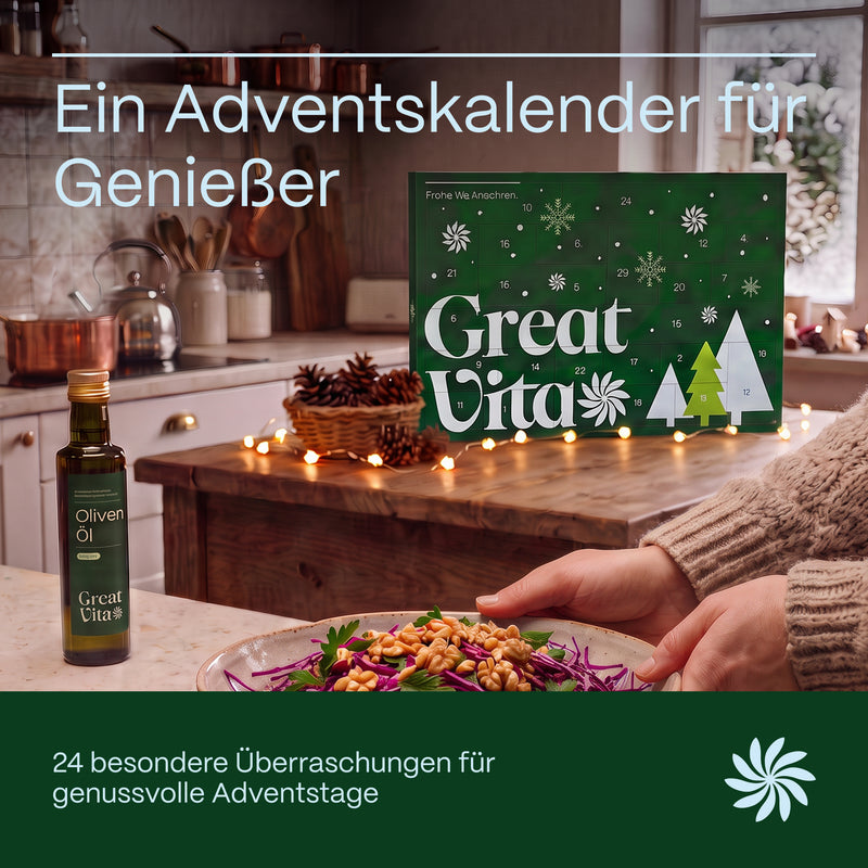 Food-Fitness Adventskalender 2026 - Protein Highlights