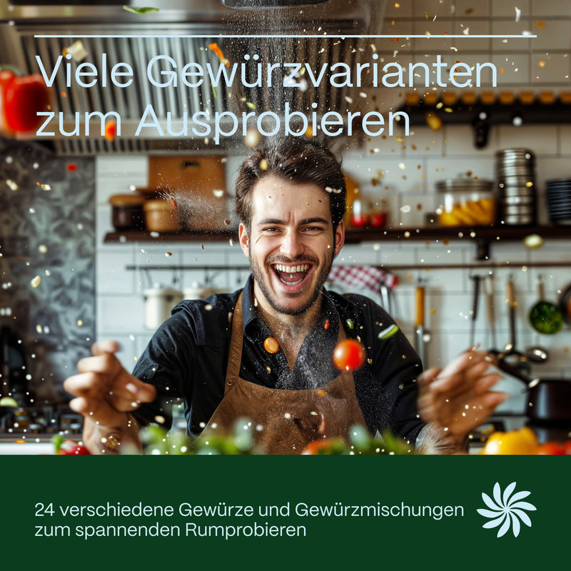 Gewürz Adventskalender 2026 - für Genießer & Hobbyköche