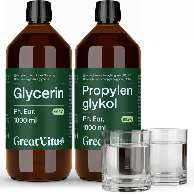 Glicerina + propilenglicol · 1L+1L