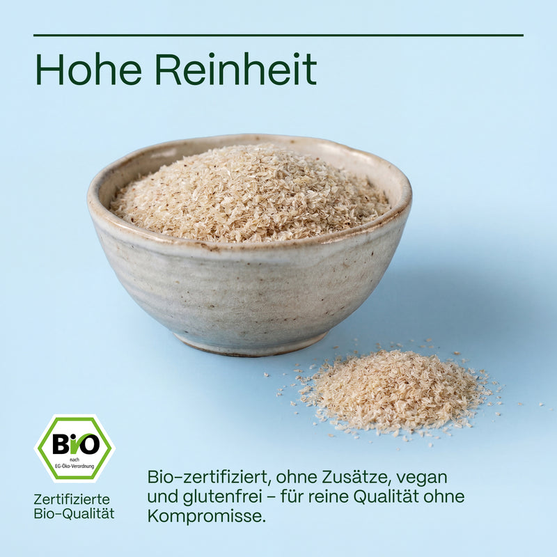Bucce di psillio biologiche 500 g – ricche di fibre
