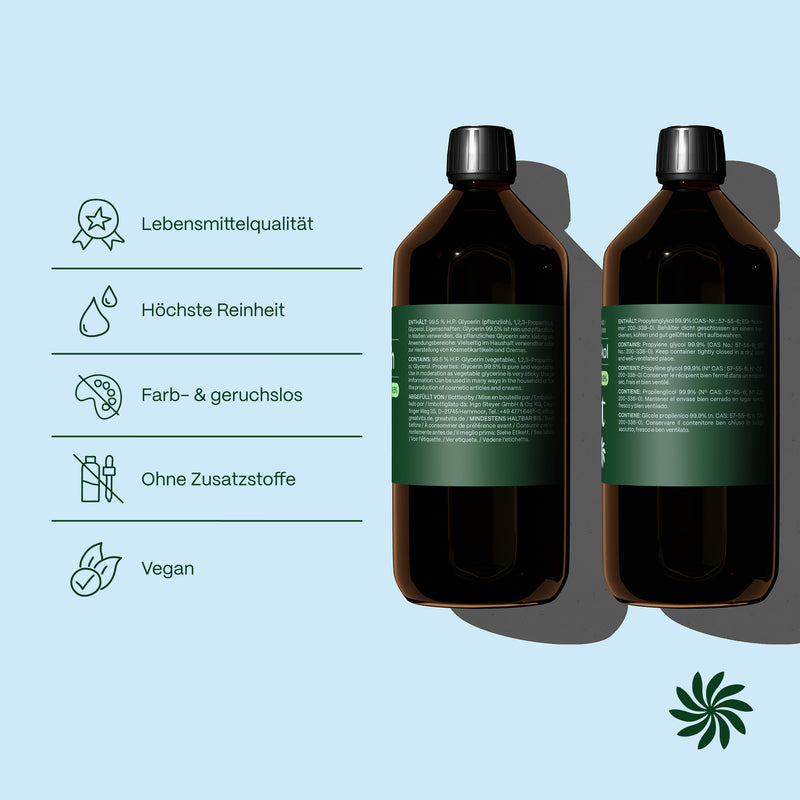 Glicerina + propilenglicol · 1L+1L